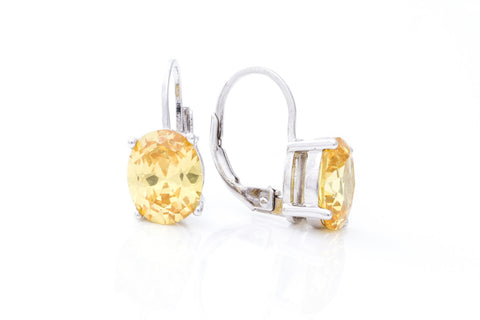 21ST1634 Light Topaz Earrings