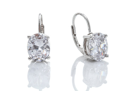 21ST1634 Clear Earrings